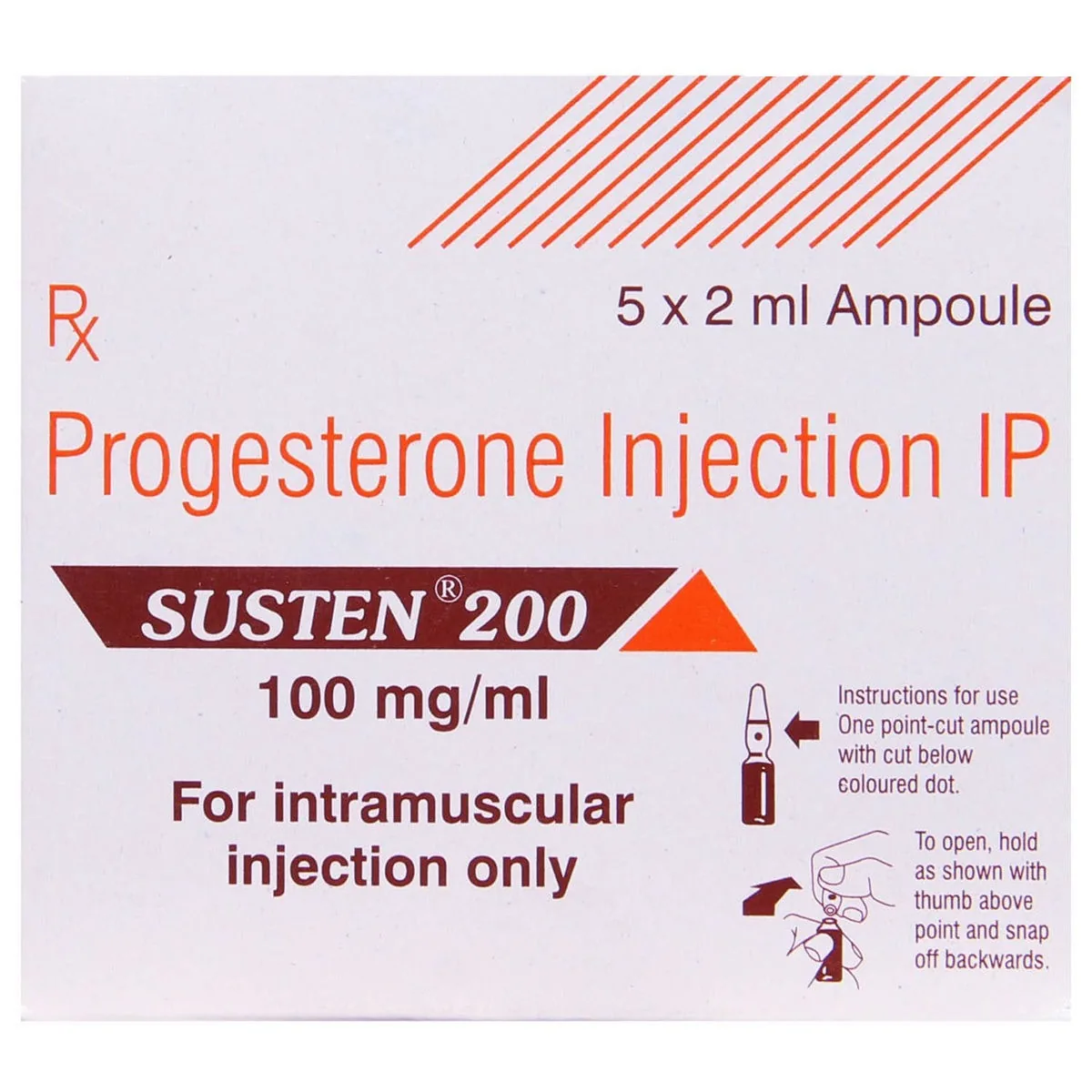 Susten 200 Mg/2 Ml Injection 1 Susten 200 Mg/2 Ml Injection (Progesterone)