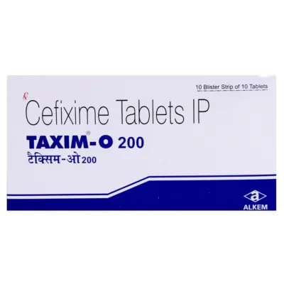 Taxim O 200 Mg Tablets (Cefixime)