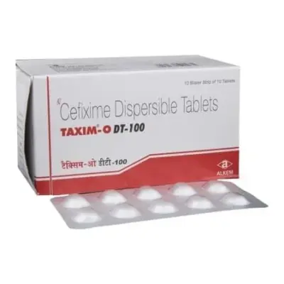 Taxim O DT 100 Mg Tablets (Cefixime)