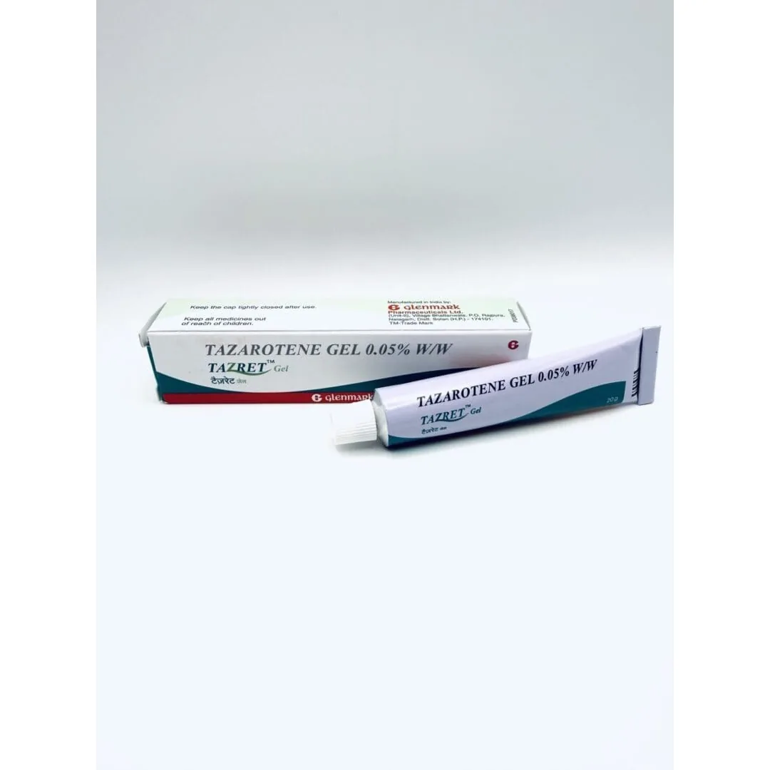 Tazret 0.05% 20 Gm Gel 1 Tazret 15 Gm 0.05 % Gel (Tazarotene)