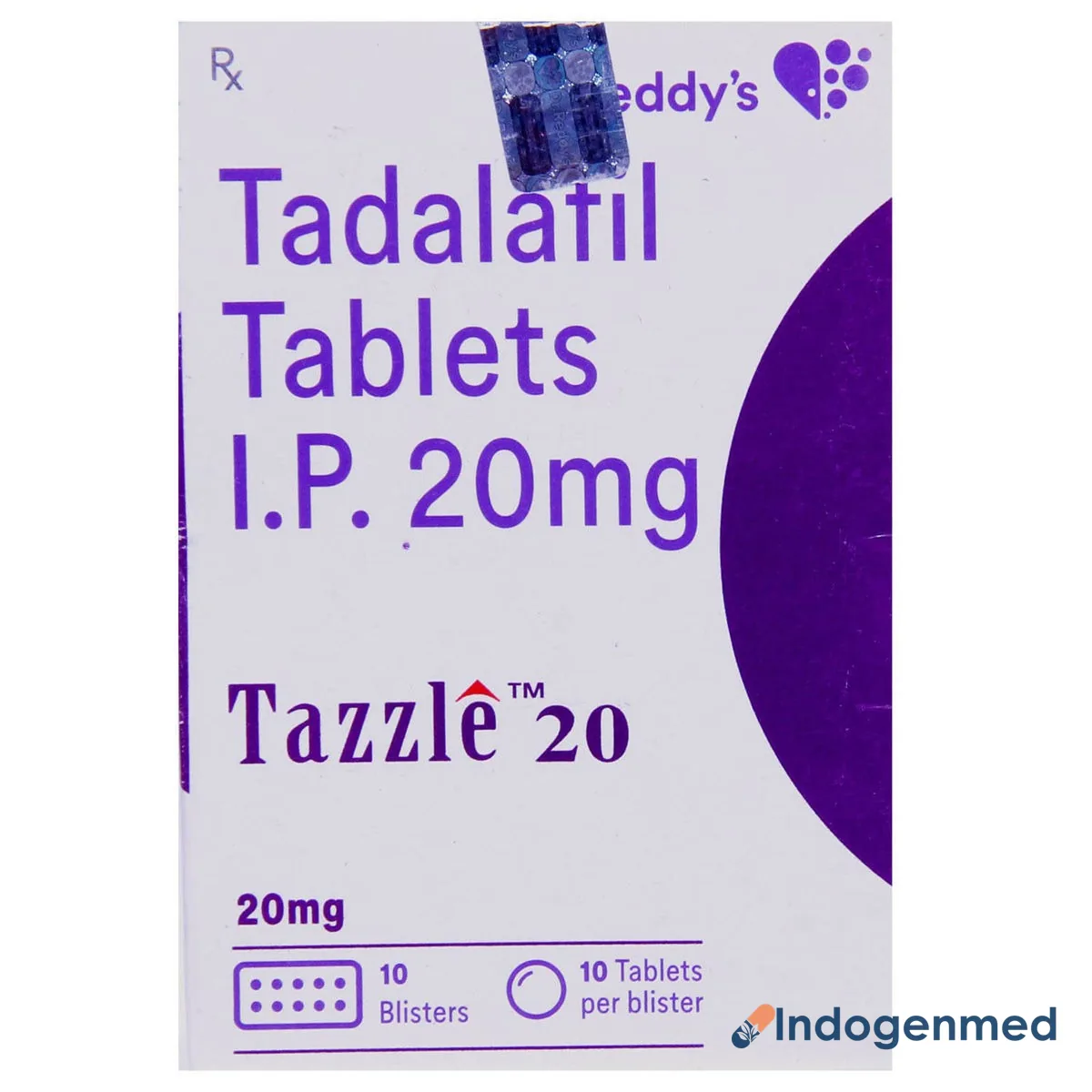 Tazzle 20 Mg Tablets 2 Tazzle 20 Mg Tablets (Tadalafil)