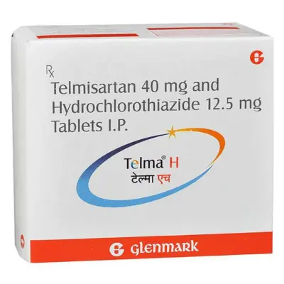 Telma H 40+12.50 Mg Tablets (Hydrochlorothiazide/Telmisartan)