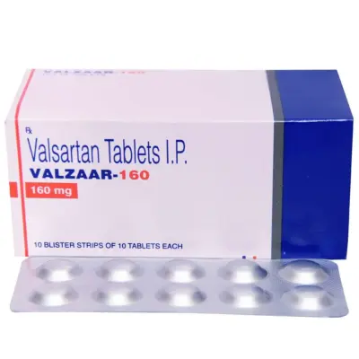 Valzaar 160 Mg Tablets (Valsartan)