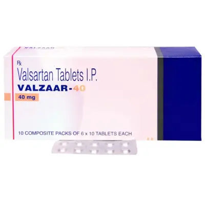 Valzaar 40 Mg Tablets (Valsartan)