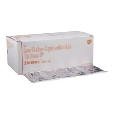 Zinetac 300 Mg Tablets (Ranitidine)