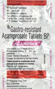 Acamprol 333 Mg Tablets