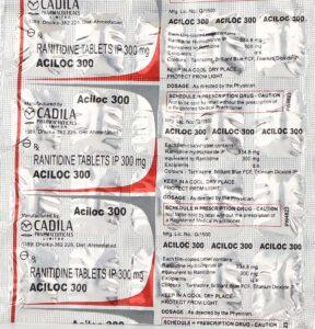 Aciloc 300 Mg Tablets