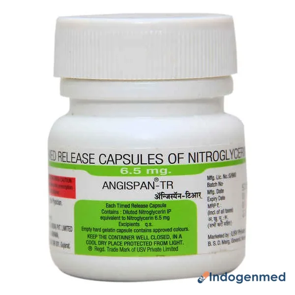 Angispan Tr 6.5 Mg Tablets 2 Angispan Tr 6.5 Mg Tablets (Glyceryl Trinitrate)