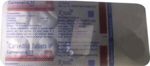 Cardivas 6.25 Mg Tablets