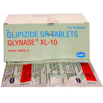 Glynase XL 10 Mg Tablets (Glipizide)