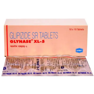 Glynase XL 5 Mg Tablets (Glipizide)