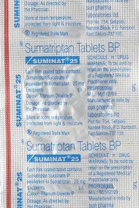 Suminat 25 Mg Tablets