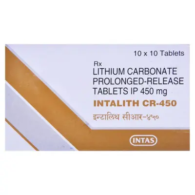 Intalith CR 450 Mg Tablets (Lithium)