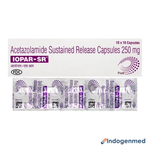 Iopar Sr 250 Mg Tablets 2 Iopar SR 250 Mg Tablets (Acetazolamide)