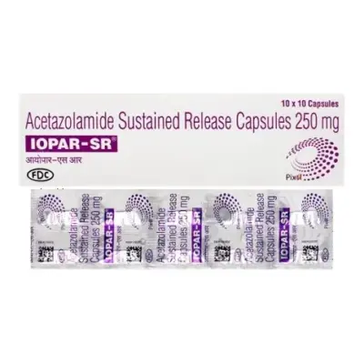 Iopar SR 250 Mg Tablets (Acetazolamide)
