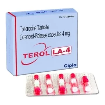 Terol La 4 Mg Tablets 1 Terol LA 4 Mg Tablets (Tolterodine)