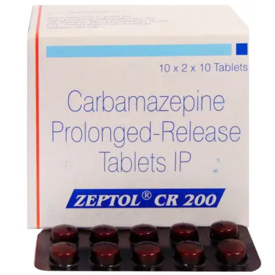 Zeptol CR 200 Mg Tablets (Carbamazepine)