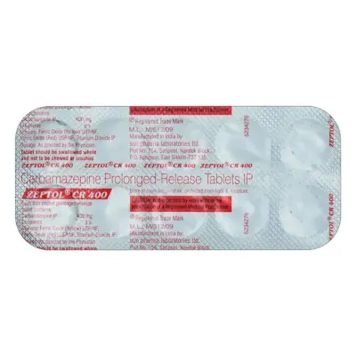 Zeptol CR 400 Mg Tablets (Carbamazepine)