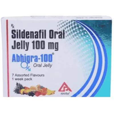Abhigra 100 Mg Sildenafil Oral Jelly