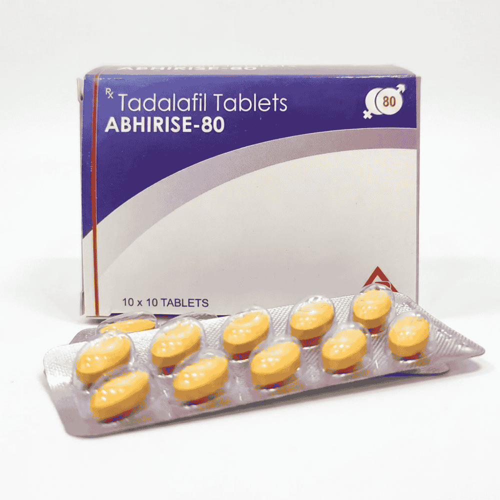 Abhirise 80 Mg Tadalafil Tablets (3) Abhirise 80 Mg Tadalafil Tablets