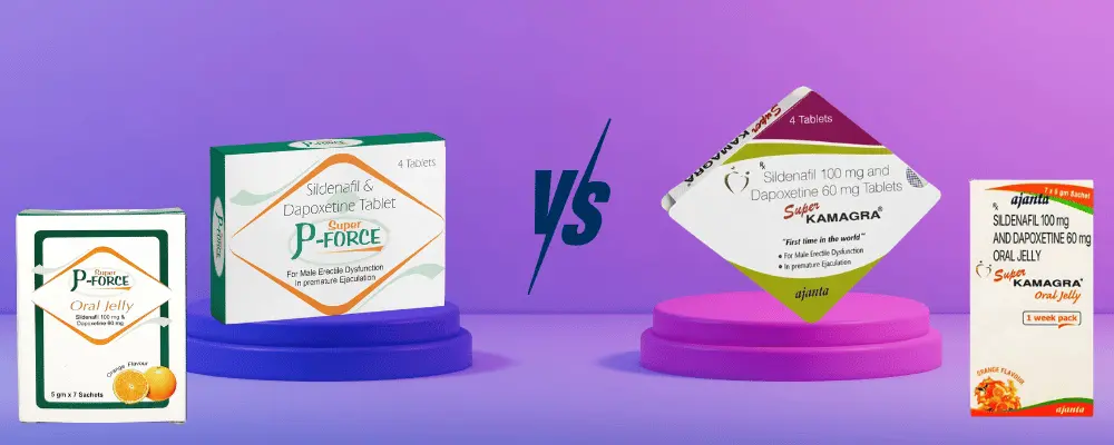Cenforce vs Kamagra oral jelly