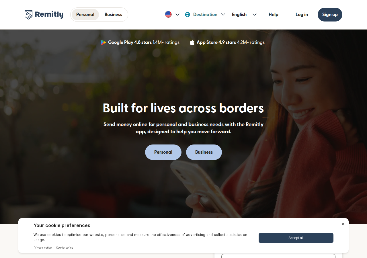 How To Pay Your Indogenmed Order Using Remitly (Step-By-Step Guide) 4 Remitly international money transfer homepage