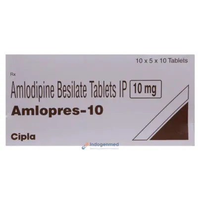 Amlopres 10 Mg Tablets (Amlodipine)