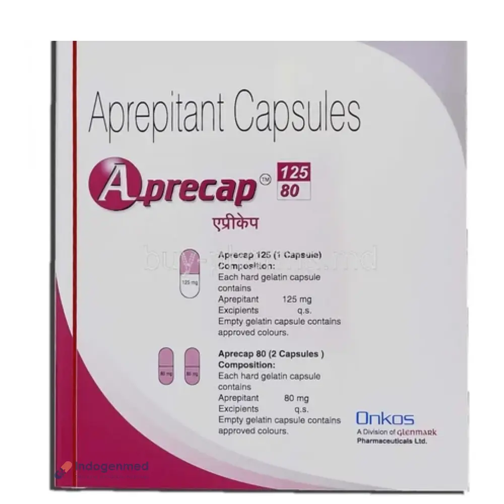 Aprecap 125 Mg Capsules 1 Aprecap 125 Mg Capsules (Aprepitant)