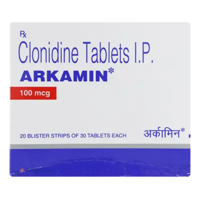 Arkamin 100 Mcg Tablets (Clonidine)
