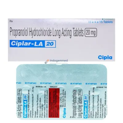 Ciplar 20 Mg Tablets