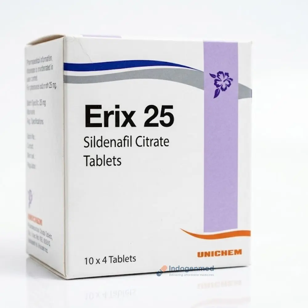 Erix 25 Mg Tablet 1 Erix 25 Mg Tablet (Sildenafil Citrate)