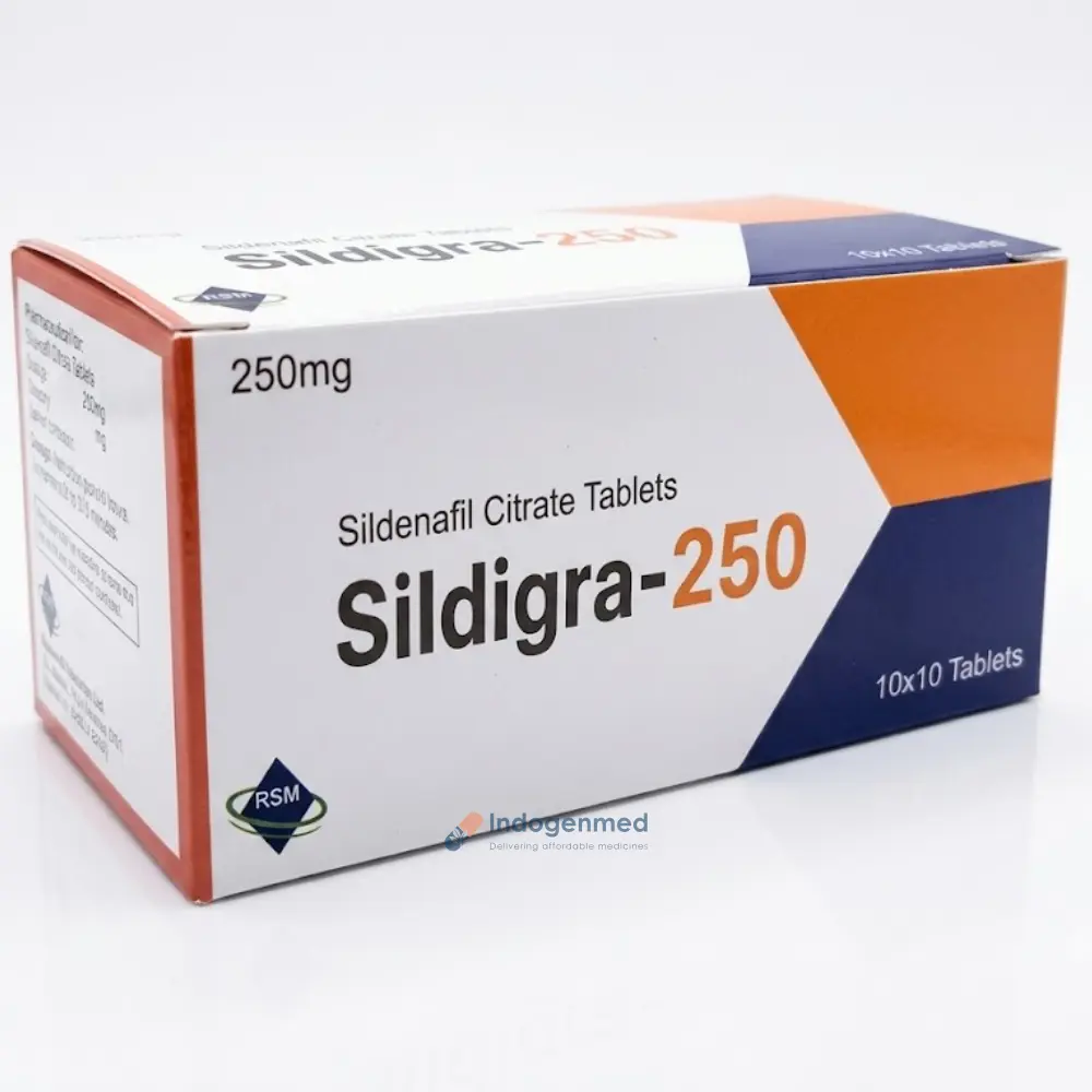 Sildigra 250 Mg Tablets 1 Sildigra 250 Mg Tablets (Sildenafil Citrate)