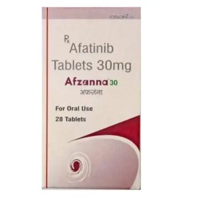 Box of Afatinib 30mg tablets