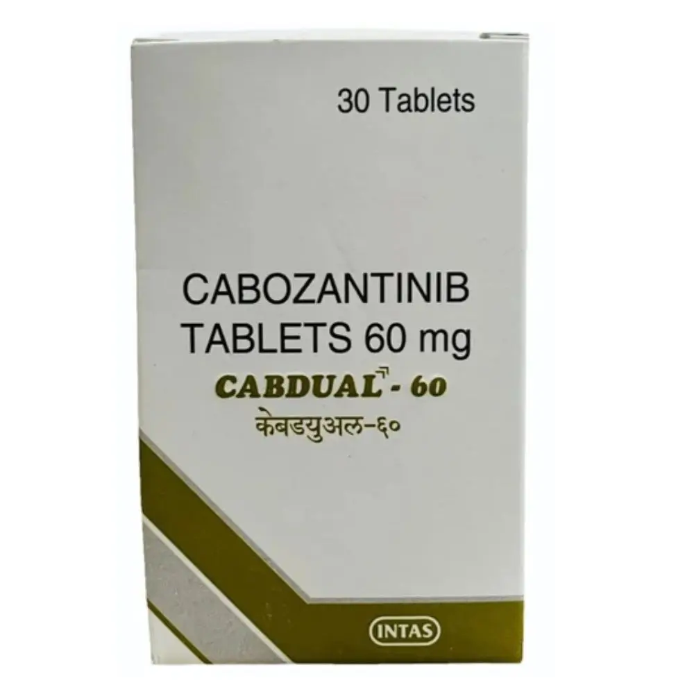 Cabdual 60 Mg Tablet 1 Box of Cabozantinib tablets, 60 mg