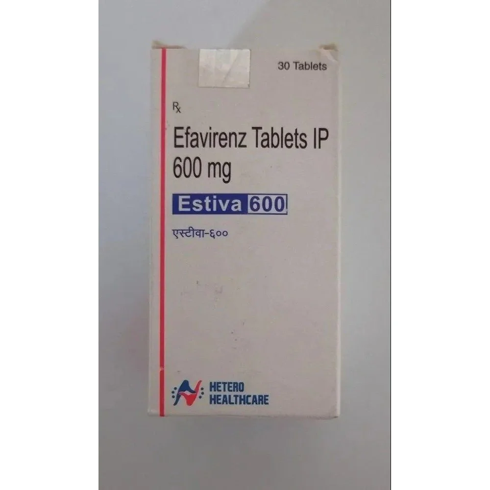 Estiva 600 Mg Tablets 1 Box of Efavirenz tablets, 600 mg