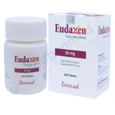 Bottle and box of Eudaxen tablets